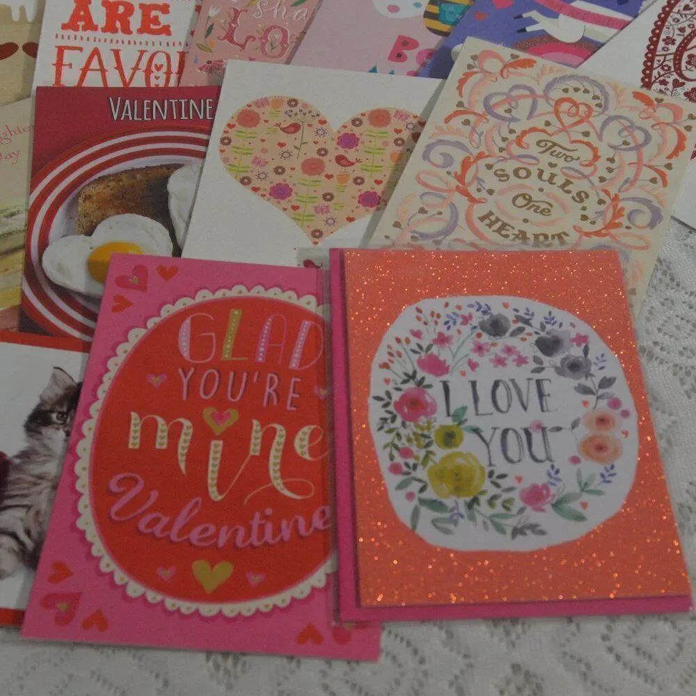 Valentines Day Cards 15 Assorted Brand New with Envelopes